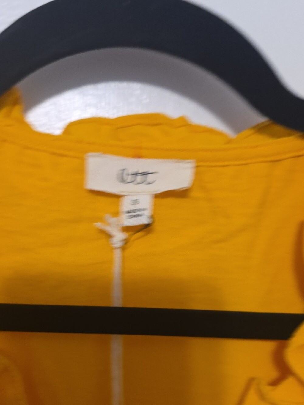 Yellow Ruffle Detail top - Picture 4 of 6